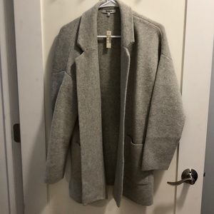 Gray Madewell Sweater-Coat (NWT)